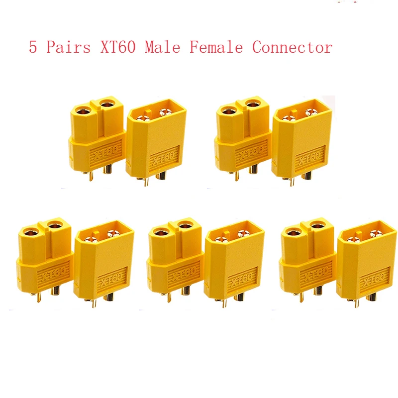 5Pairs XT60 XT90 T plug male female Connectors for iMax b6 Battery balance charger Accessory For RC Lipo/Ni-CD Battery charging