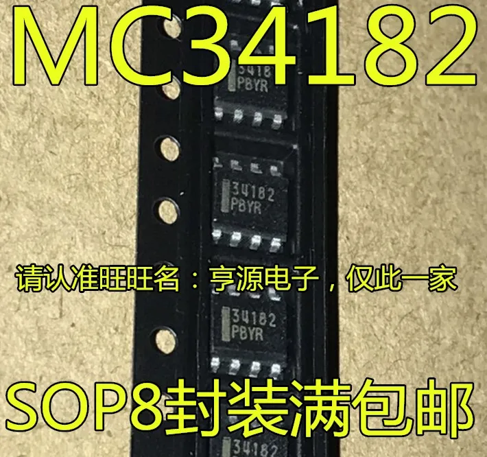 10 Stück mc34182dr2g mc34182 34182 sop-8