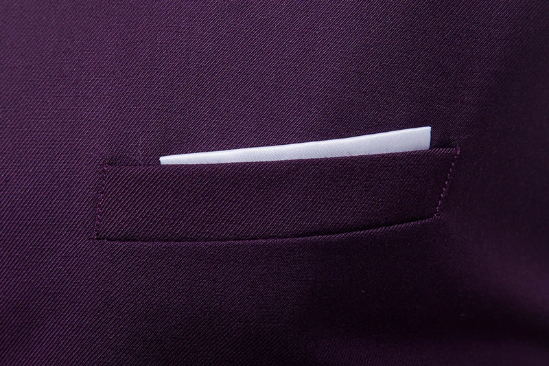 Chaleco de traje Morado para Hombre, ropa sin mangas, ajustada, Formal, para negocios, boda, Primavera, 2023