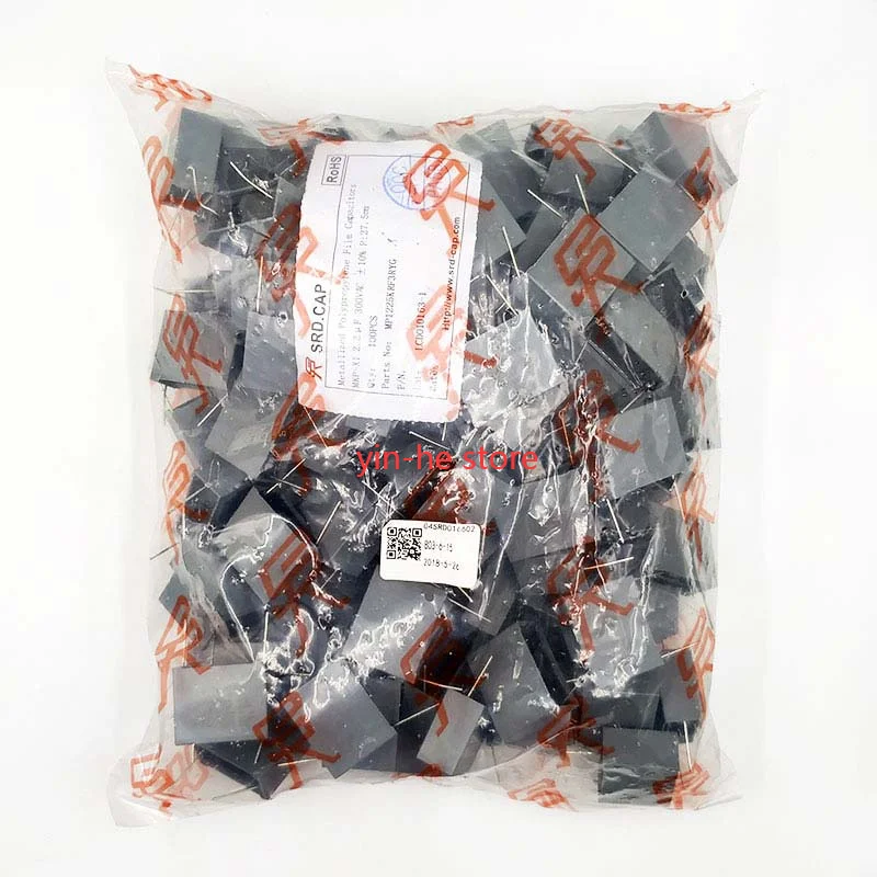 

5 шт. MP1225KRF3RYG защитный конденсатор X1 225 К/300 В ± 10% 31*14*25/P = 27,5