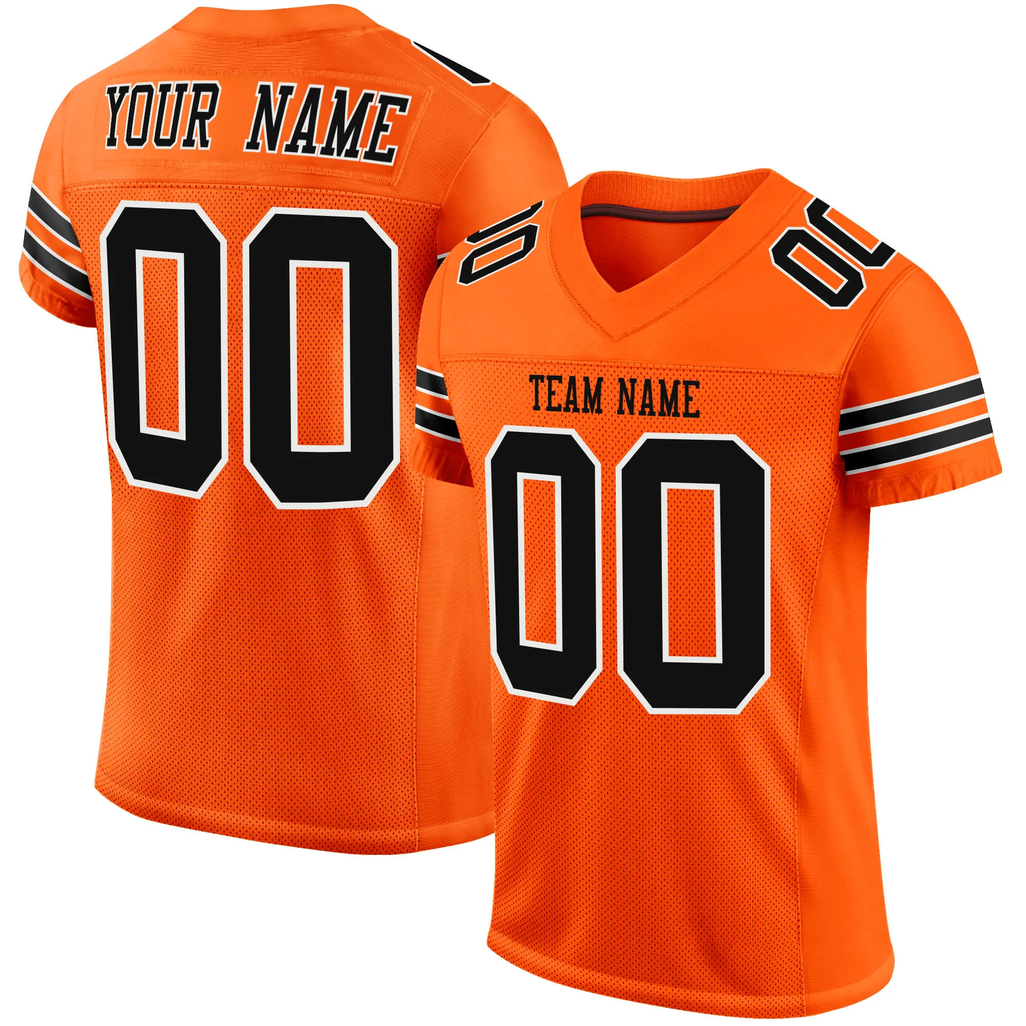 Customized Football Jersey Print Team Name Number Personalized Design Stretch Football Game Breathable Jersey