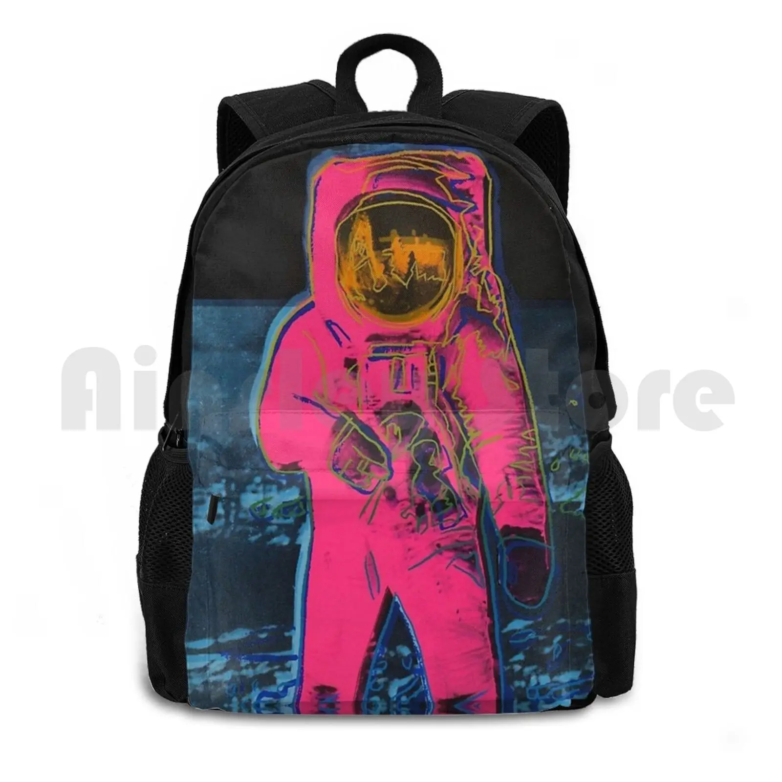 

Moon Walk High Quality Print Outdoor Hiking Backpack Waterproof Camping Travel Moon Walk High Quality Fashion New York Pattern