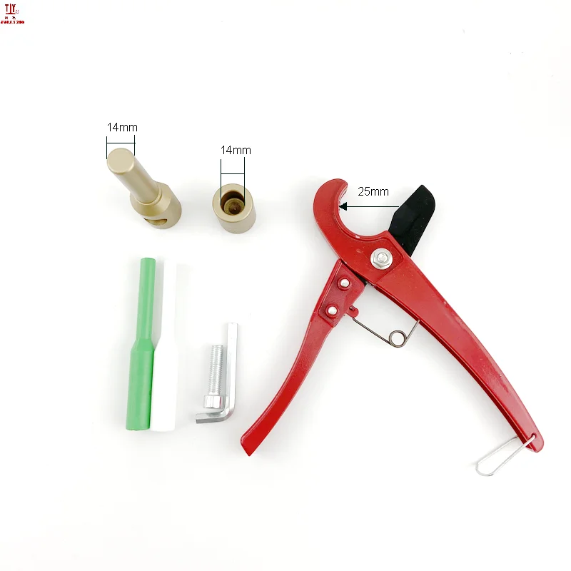 With 25mm Cutter PPR Water Pipe Repair Tool Repair Loopholes Plastic 7mm Pipe Welding Parts Die Head Welding Mold