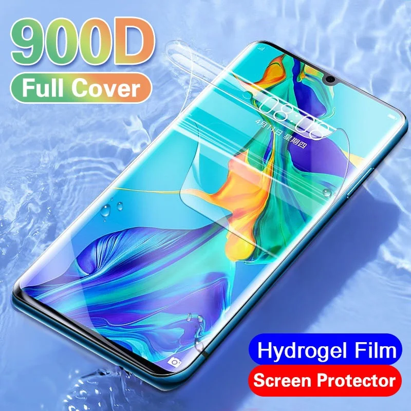 Película de hidrogel para Huawei P9 P10 Lite Plus, Protector de pantalla para Honor 8 9 10 Lite Play, funda protectora