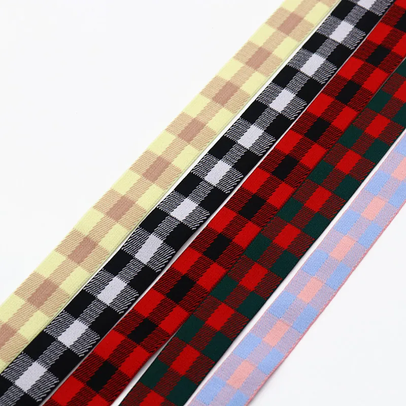 25mm Square Elastic Band, Elastic Waist Belt Elastic Webbing Suitable for Sewing Accessories of Shoes, Hats, Clothing and Bags