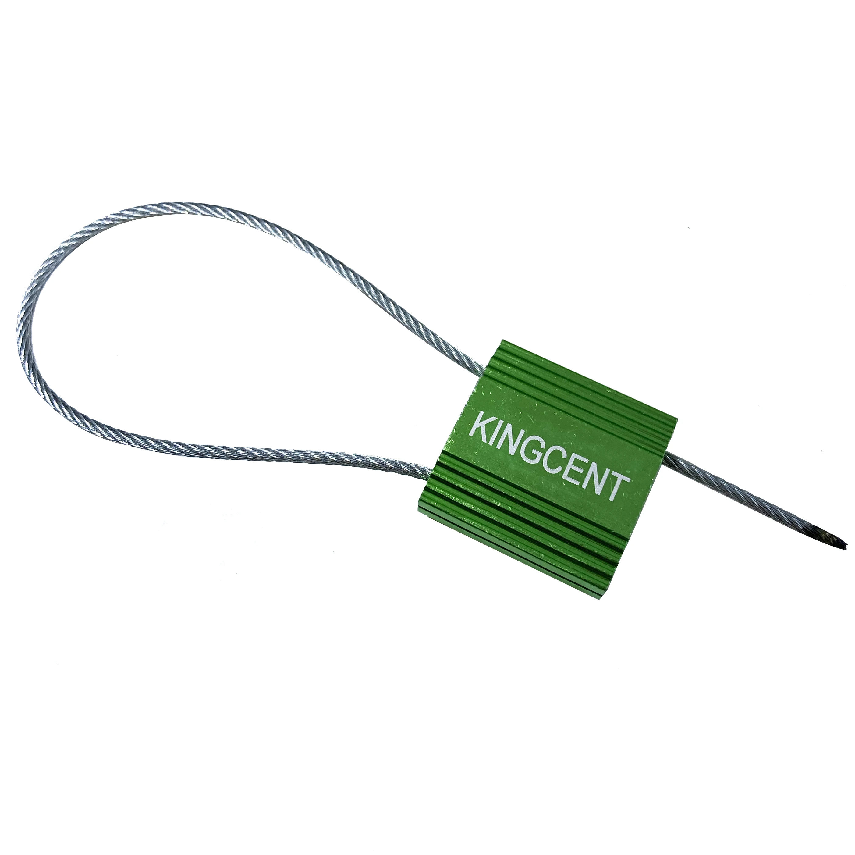 10pcs Aluminum Alloy Container Seal Wire Adjustable Safety Guard Anti-Fake Unsustainable Chearw Seal Tamper Tag