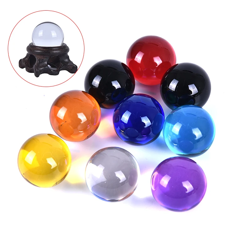 20/30mm Crystal Ball Quartz Glass Transparent Ball Spheres Glass Ball Photography Balls Crystal Craft Decor Feng Shui