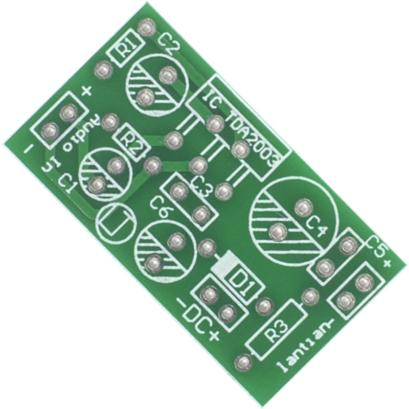 TDA2003A DC 8-18V Einzigen Power Mono Power Verstärker Bord PCB Leeren Brett Leiterplatte Circuit Board