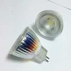 New Arrival MR11 COB Led Spotlight 110V 220V Glass Body GU4 Lamp Light AC/DC 12V MR11 7W 9W LED Bulb Warm White /Cold White lamp