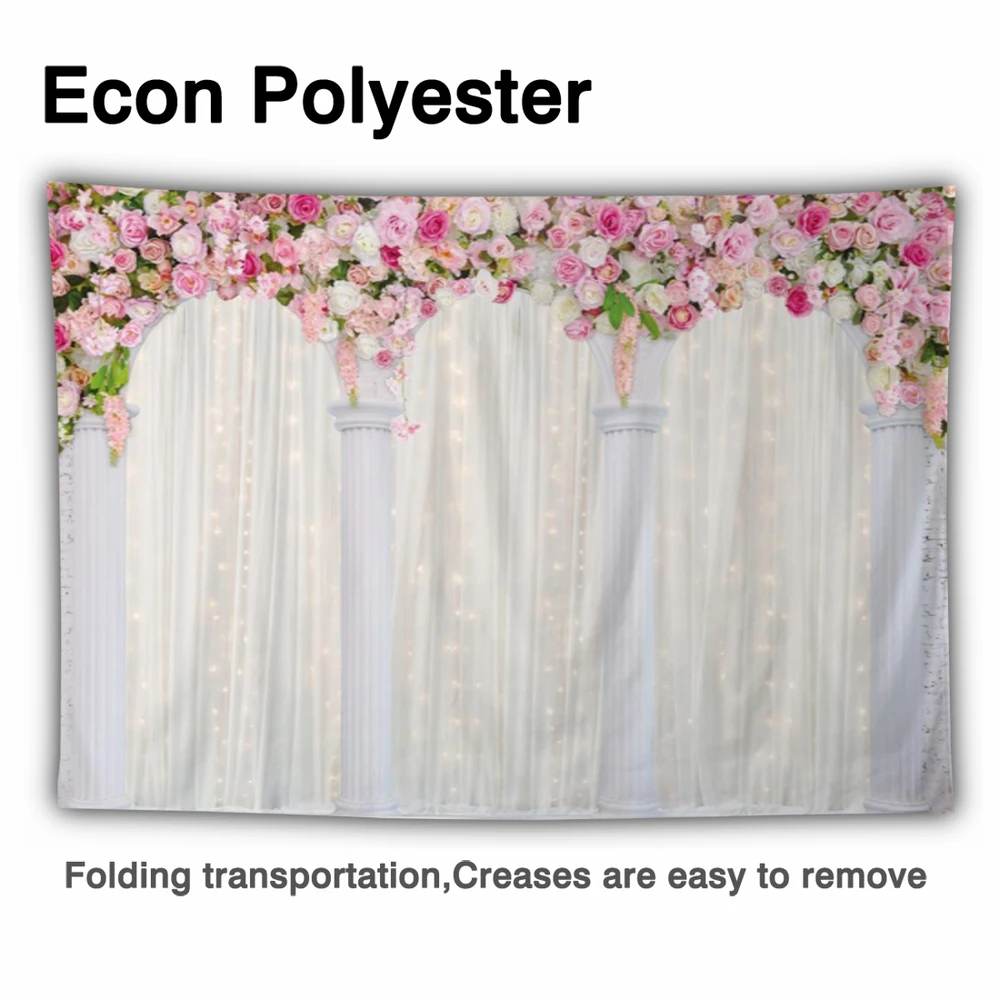 Фон Funnytree для свадебвечерние фотосъемки с изображением весенней занавески белых цветов стены помолвки вечеринки невесты реквизит для фотосъемки