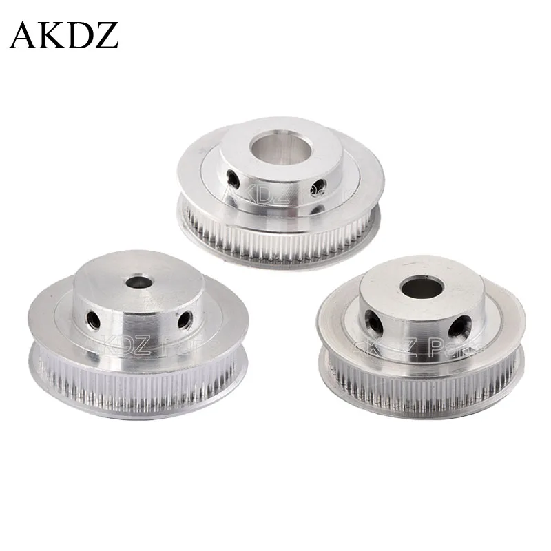 60 teeth GT2 Timing Pulley Bore 5mm 6.35mm 8mm 10mm 12mm 14mm for belt width 6mm used in linear 2GT pulley 60Teeth 60T