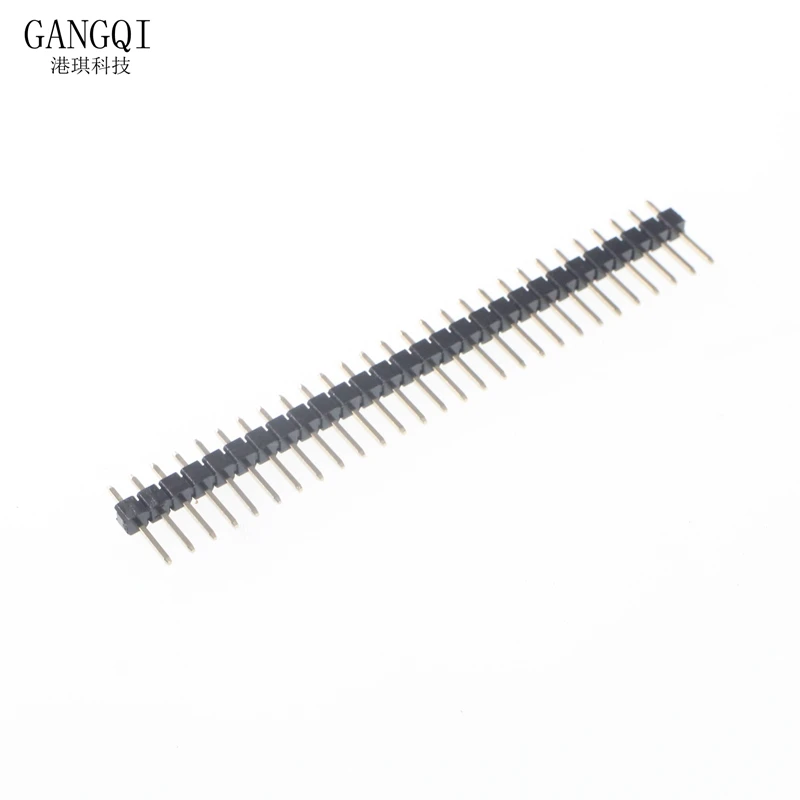 10Pcs 2.54mm Single Row Male 1~40P PCB Board Pin Header Connector Strip Pinheader 2/3/4/5/6/8/10/12/20/40Pin For Arduino