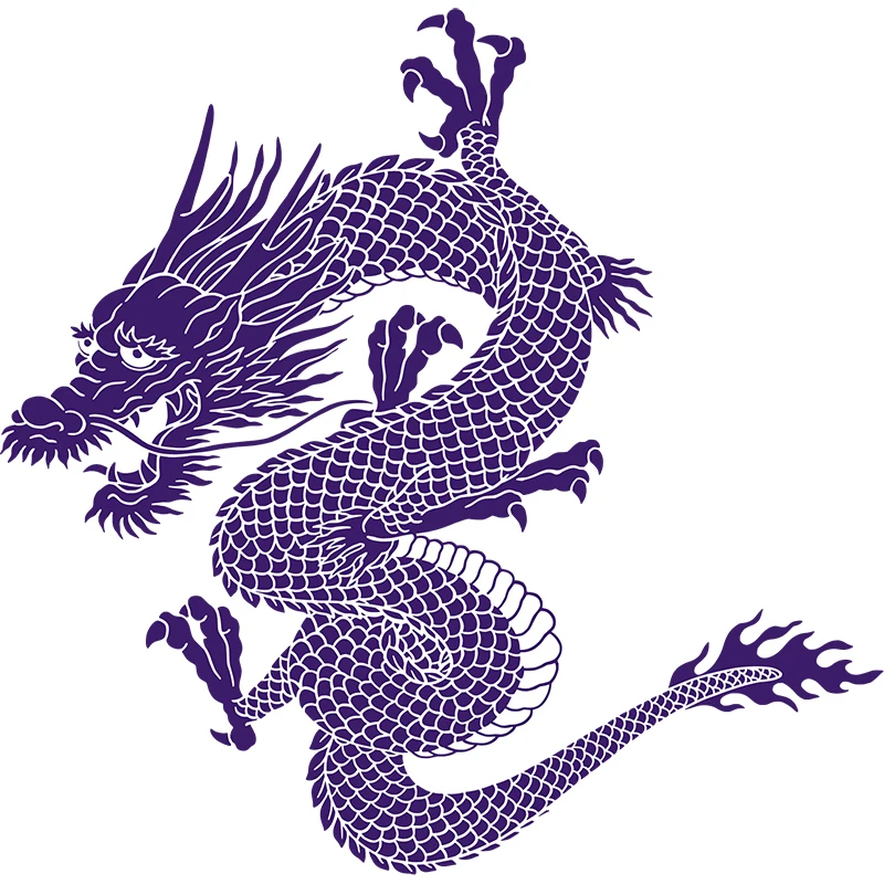 Three Ratels C549 Classical Dragon wall stickers home decoration living room car hood sticker Motorcycle laptop decal