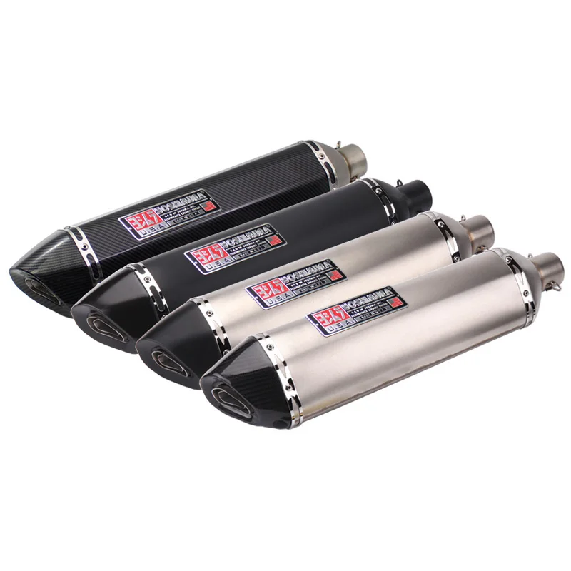 Length 570mm Inlet 51mm 61mm Motorcycle Exhaust Pipe Muffler Yoshimura DB Killer Universal for Tmax Xmax PCX RSV4 S1000RR etc