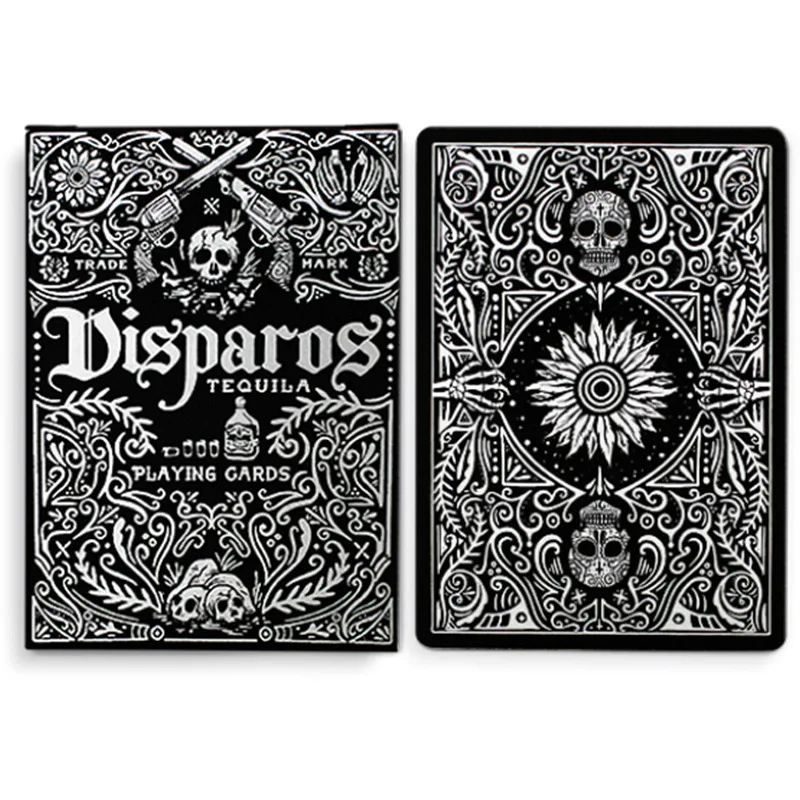 Ellusionist Disparos Black Playing Cards Tequila Deck Agave Poker Magic Tricks Props for Magician