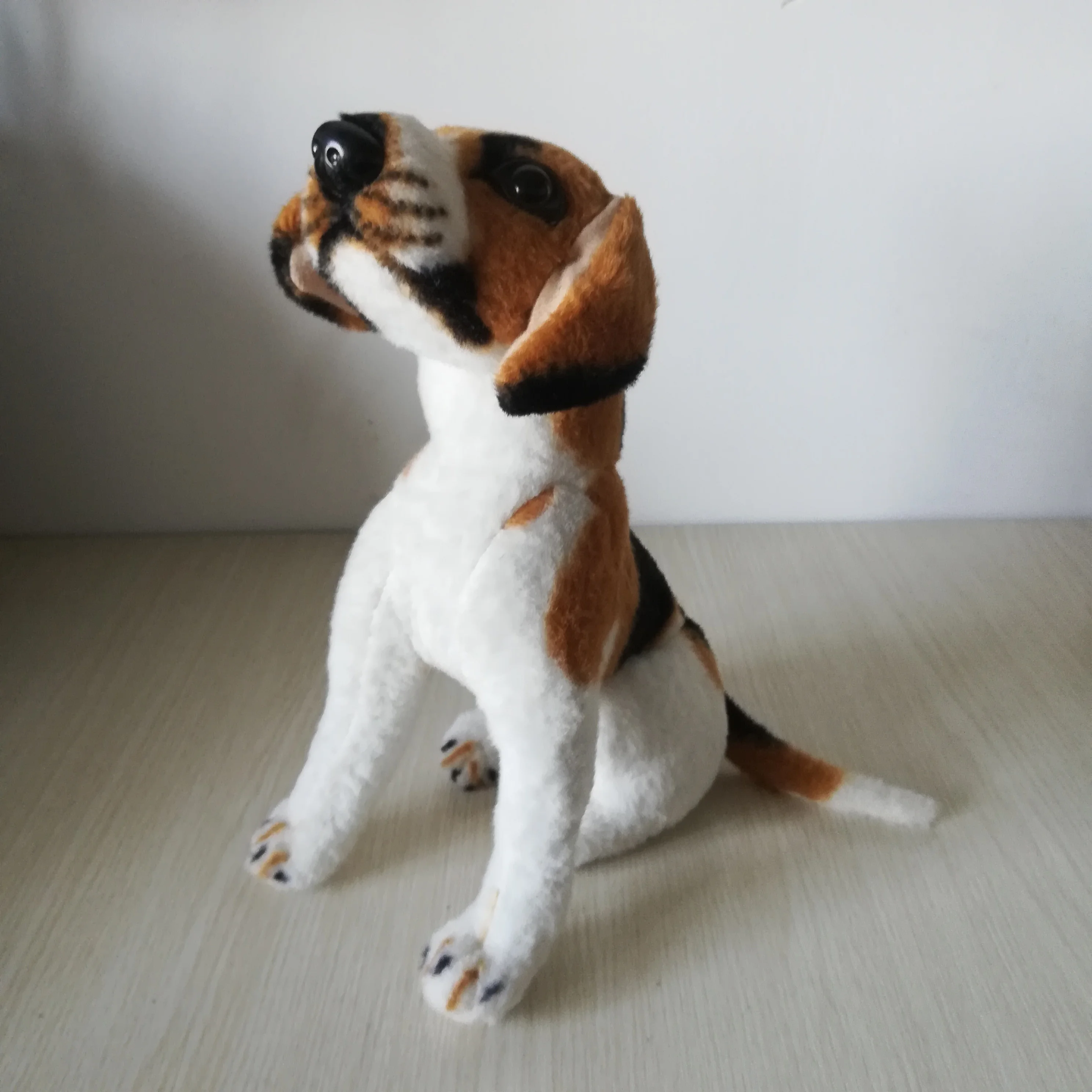 Animal en peluche 30cm simulation squat beagle chien en peluche poupée grand cadeau w465