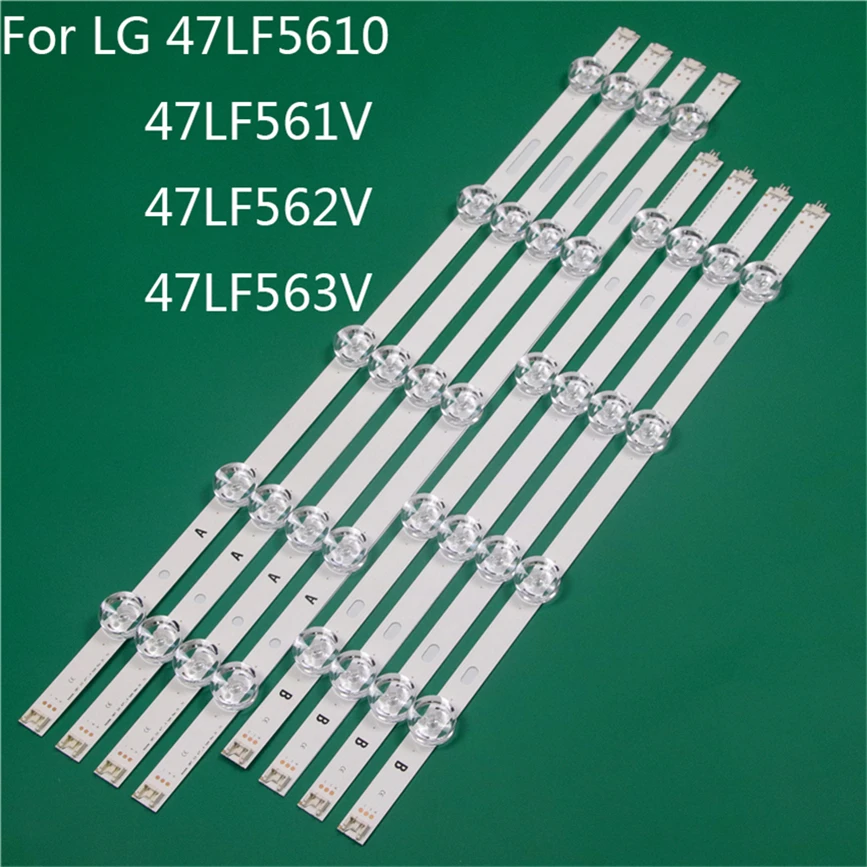 LED TV Illumination Part Replacement For LG 47LF5610 47LF561V 47LF562V 47LF563V LED Bar Backlight Strip Line Ruler DRT3.0 47 A B