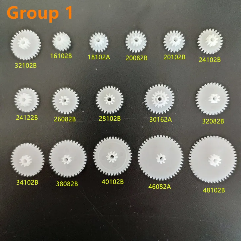 31 kinds of M0.5 Plastic Teeth Double Layer Gears Reduction Gear Group 1 Deck DIY Toy Car Robot Helicopter Parts Dropshipping