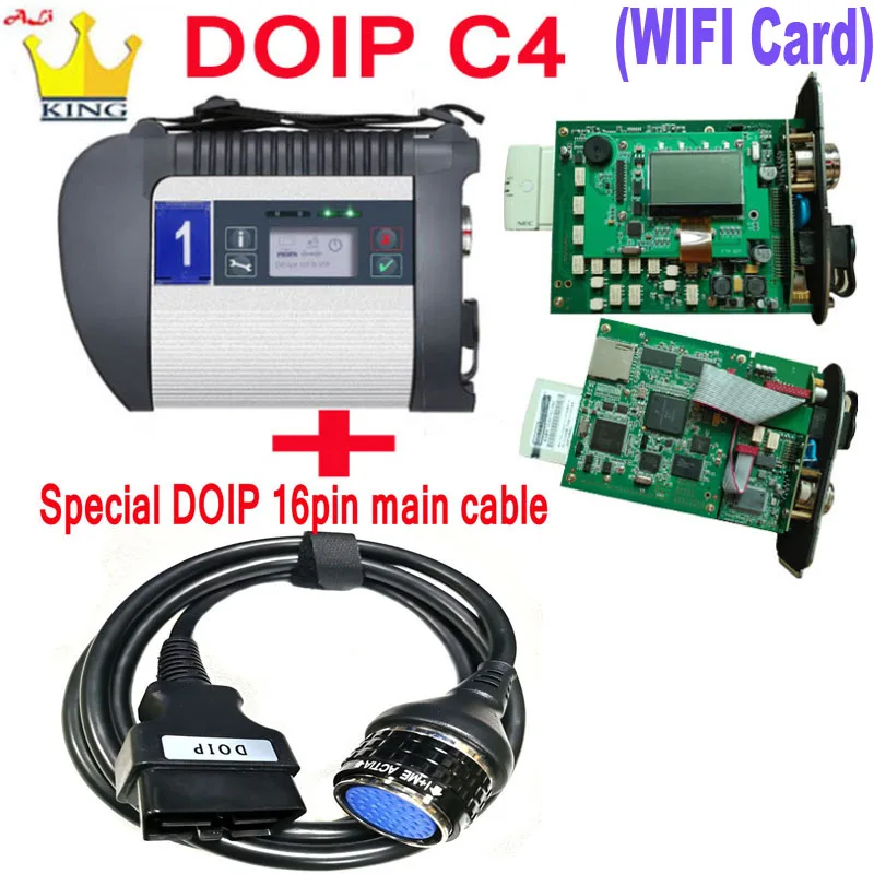 

MB star c4 plus DOIP function with WIFI Card SD Connect doip Diagnostic Tool for Car/Truck MB c4 DOIP plus car truck Diagnostic