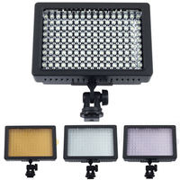 LD-160 9.6W Lighting LED Video Light Photo Studio Camera Light Illuminator 5400 / 3200K Dimmable For Canon Nikon Sigma JVC Camer