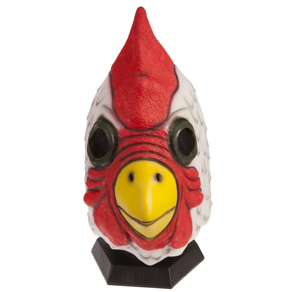 Halloween Latex Mask Adult Richard Rooster Mask Hotline Miami Game Props Cosplay Animal Funny Crazy Accessories