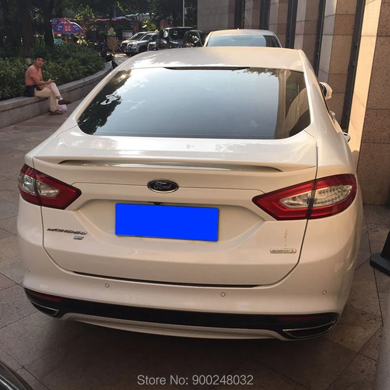 For Ford Mondeo Spoiler 2013-2019 ABS Plastic Color Rear Roof Spoiler Wing Trunk Lip Boot Cover Car Styling