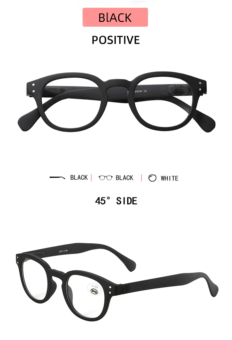 Meeshow Neue Honig Pfirsich Lesebrille Retro Europa Stil Qualität Männer Frauen Brillen Mit Flex Lesebrillen 1513 – Detail 10