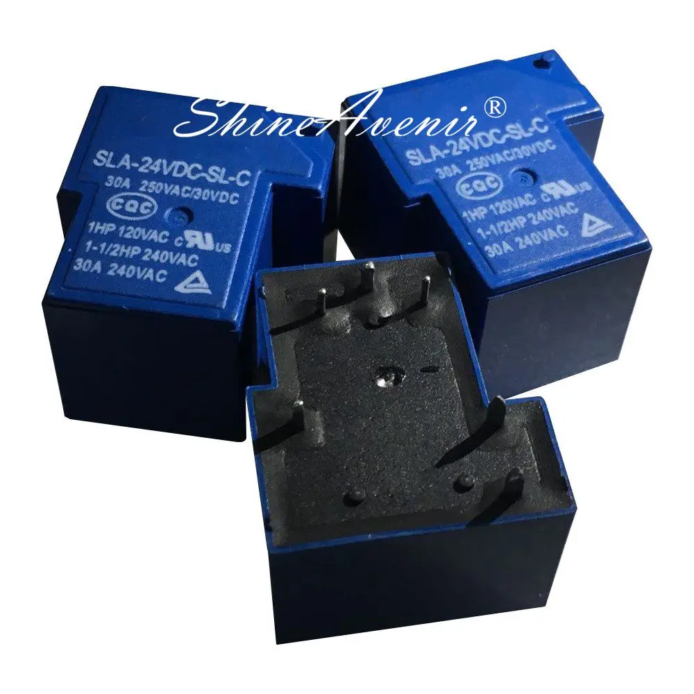 5pcs/lot Relay SLA-05VDC-SL-C SLA-12VDC-SL-C SLA-24VDC-SL-C SLA-48VDC-SL-C 5V 12V 24V 48V 30A 6PIN 100% new original