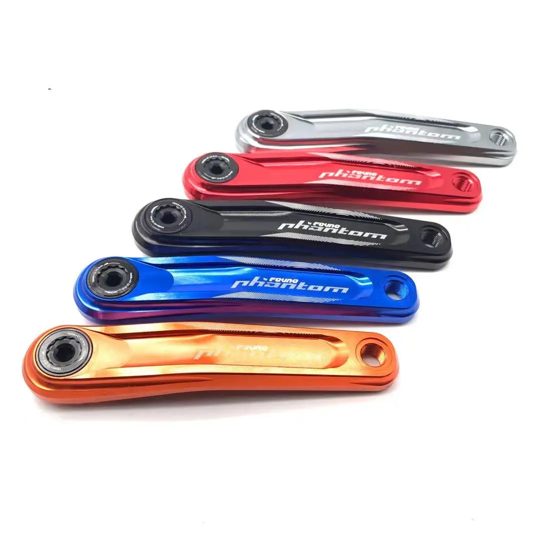 FOVNO PHANTOM MTB Bicycle Crank Mountain Bike Crankset 24mm Spindle Aluminum Alloy MTB Bicycle Crank Bike Parts