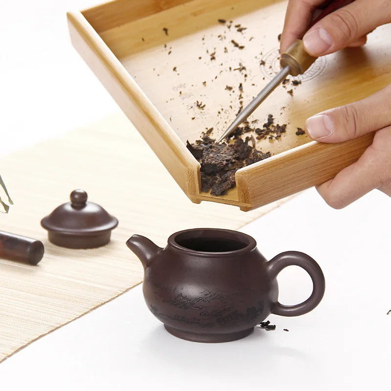 صينية شاي Pu-erh لشاي الكونفو ، صينية تقديم من الخيزران ، شاي الكونفو ، إكسسوارات الشاي الصينية