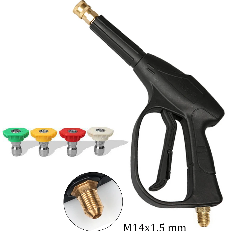 

High Pressure Washer Car Washer Spray Gun With M14 x 1.5 mm Connector 2000 PSI Water Gun Car Cleaning Guns For Auto Washing