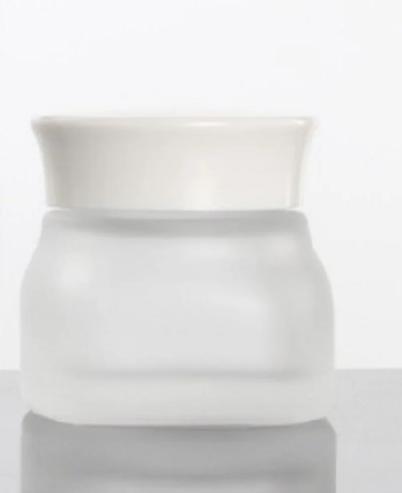 50G 1.7FL OZ square shape frosted glass bottle for night day cream/mask/eye serum/essence/moisturizer/ skin care  packing