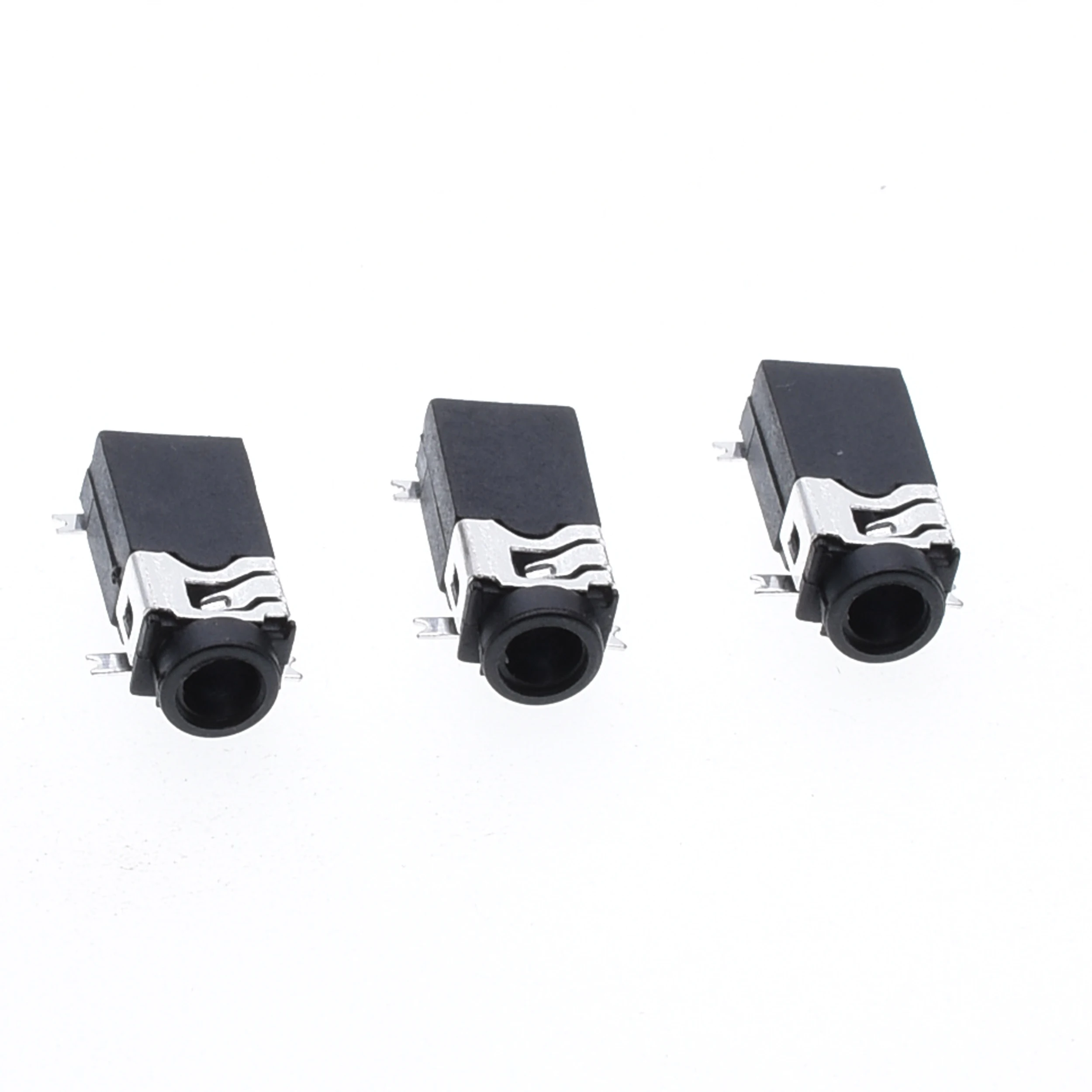 Conector de áudio dip, conector de entrada de áudio de alta qualidade, conector térmico de quatro pernas com encaixe pcb de 2.5mm e 4 polegadas com 10 peças