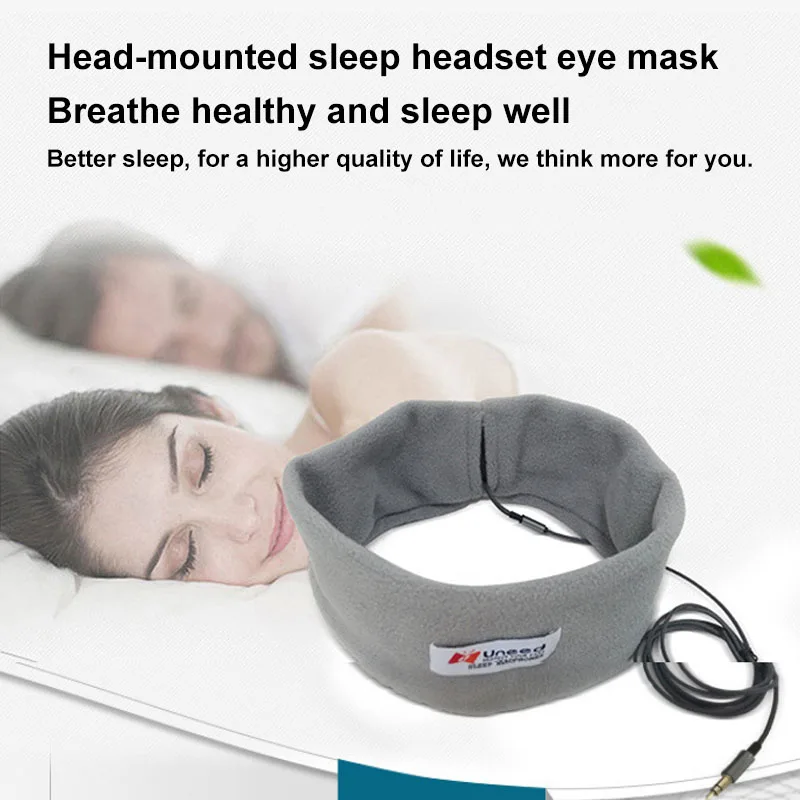 通気性のある有線スリープヘッドセット,ソフトヘッドバンドイヤホン,音楽プレーヤー,3.5mmプラグ,携帯電話,PC,誕生日,ギフト用