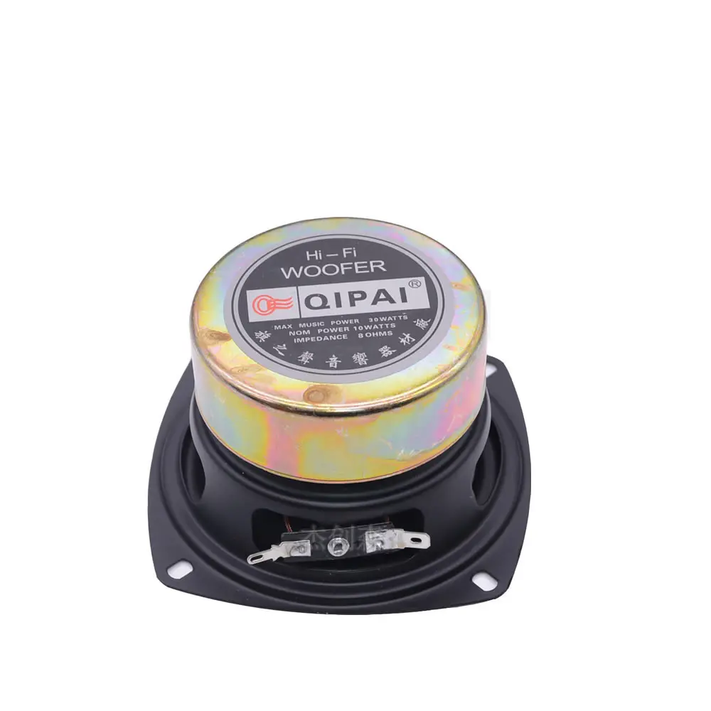 4 inch 107mm 8 ohm 30W speaker car subwoofer speaker audio full frequency speaker inner magnetic paper cone