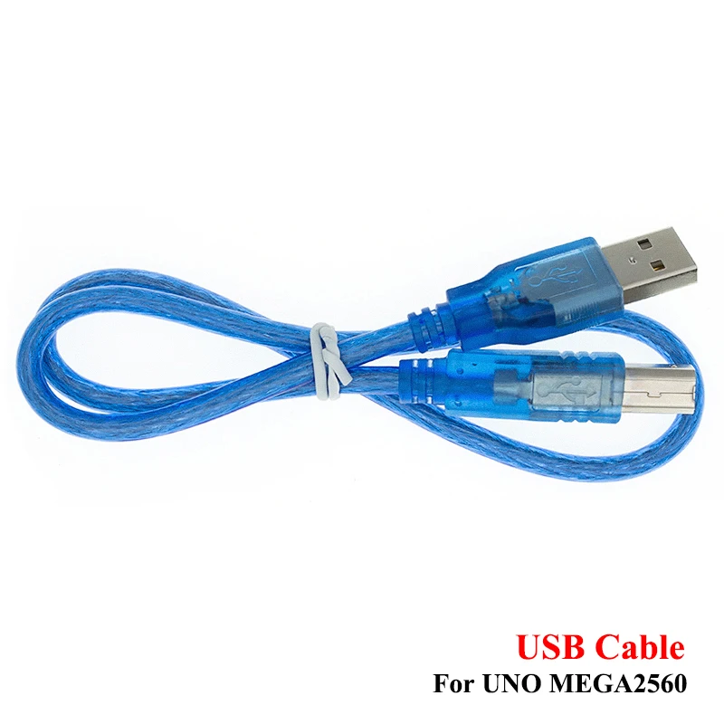 30CM USB Cable for Uno R3/Nano/MEGA/Leonardo/Pro Micro/DUE Blue High Quality A Type USB/Mini USB/Micro USB Cable For Arduino