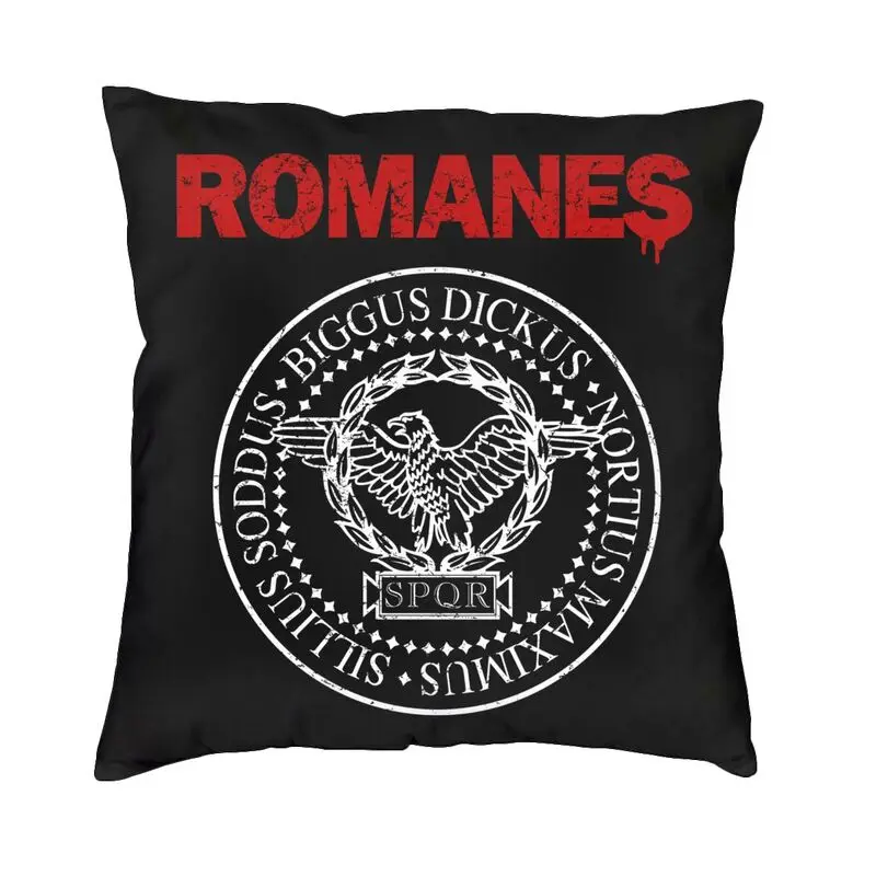 Vintage SPQR Cushion Cover 40x40 Home Decoration 3D Printing Roman Empire Army Throw Pillow Case For Living Room Double Side