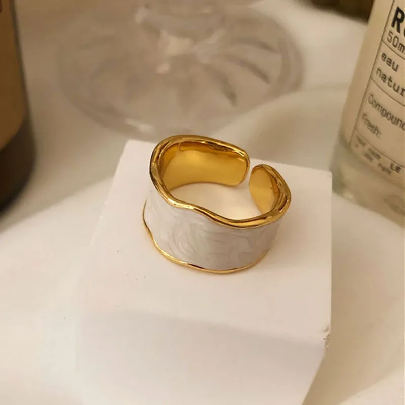 925แหวนเงิน Vintage Vintage ฝัง Gold Plated เครื่องประดับสำหรับผู้หญิง Elegant Party อุปกรณ์เสริมของขวัญ