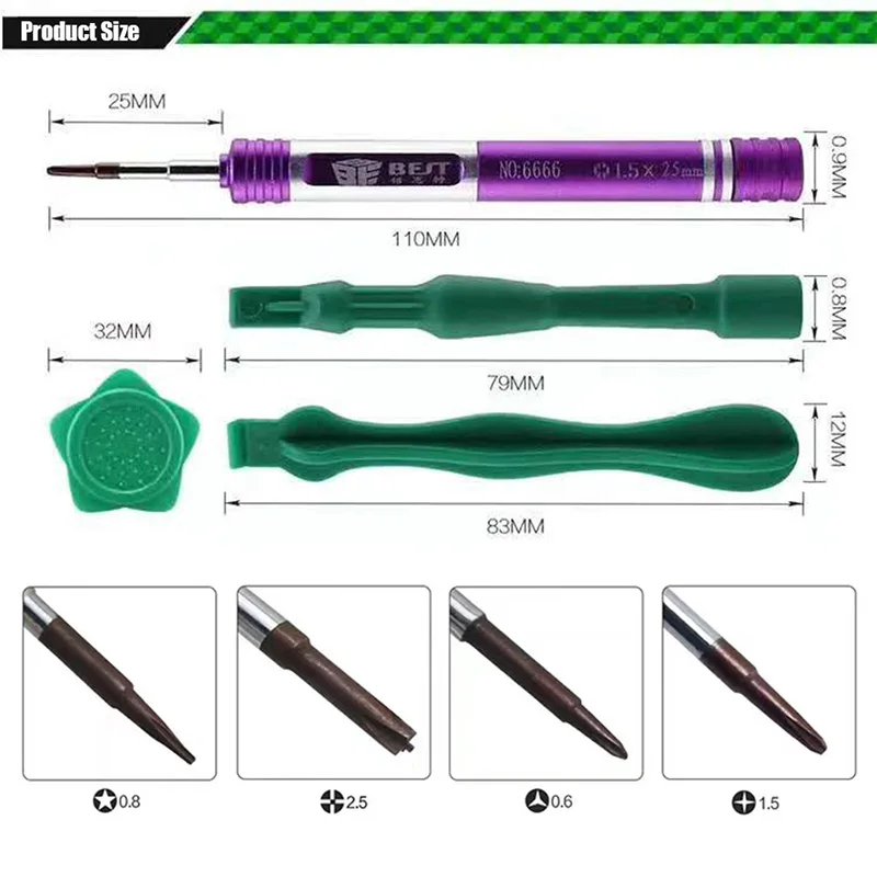 7 In 1 Mobile Phone Repair Tools Screwdrivers Set Kit For IPhone Cell Phone Opening Screen Pry Repair Tool Kits Screwdriver Set