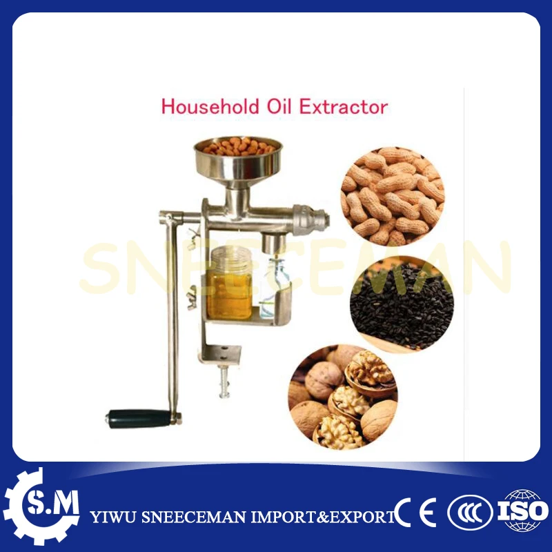 handhold oil presser Manual Oil Press Peanut Nuts Seeds Oil Press cheaper oil extruder extractor machine