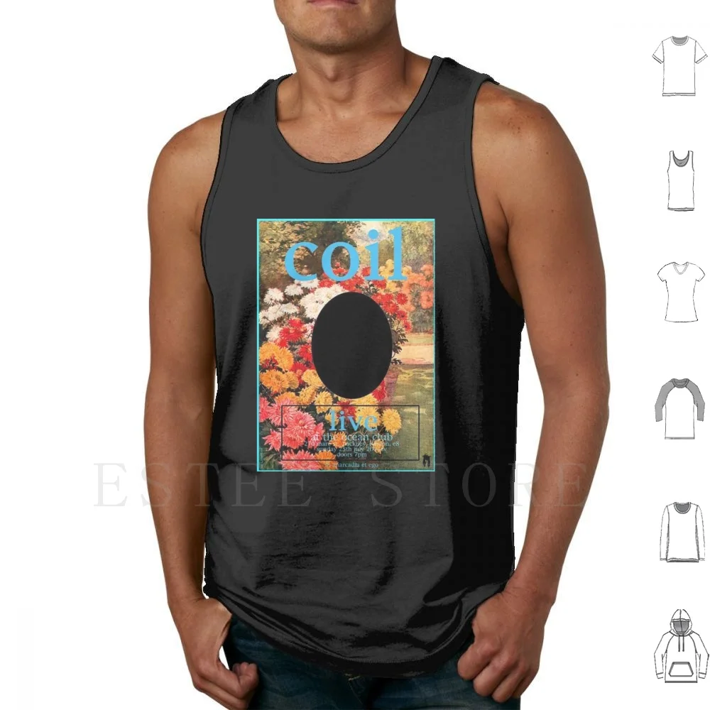 Coil Tank Tops Vest Sleeveless Coil John Balance Peter Christopherson Peter Sleazy Christopherson Throbbing Gristle Psychic