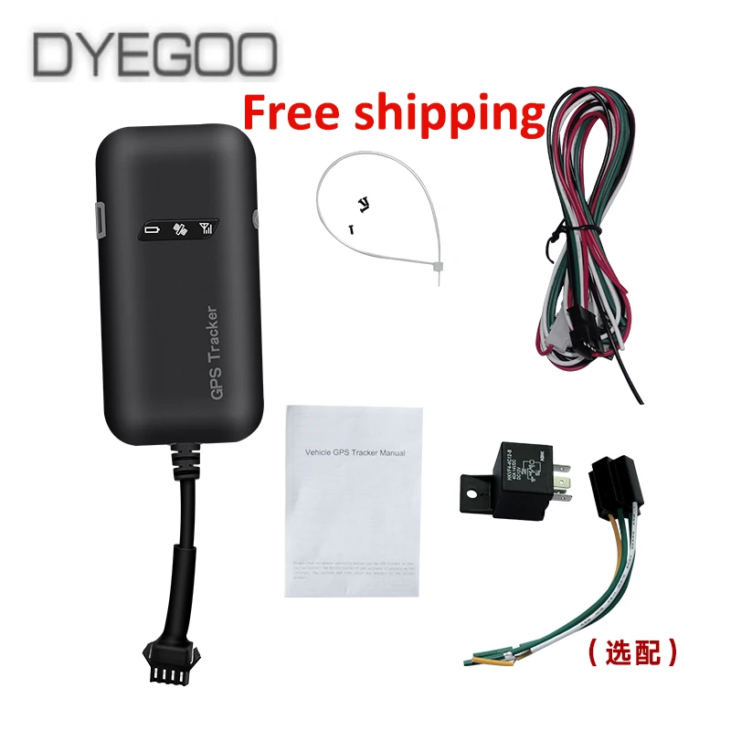 Car GPS tracker GT02D battery relay  Motorcycle locator tracking system device spy realtime app