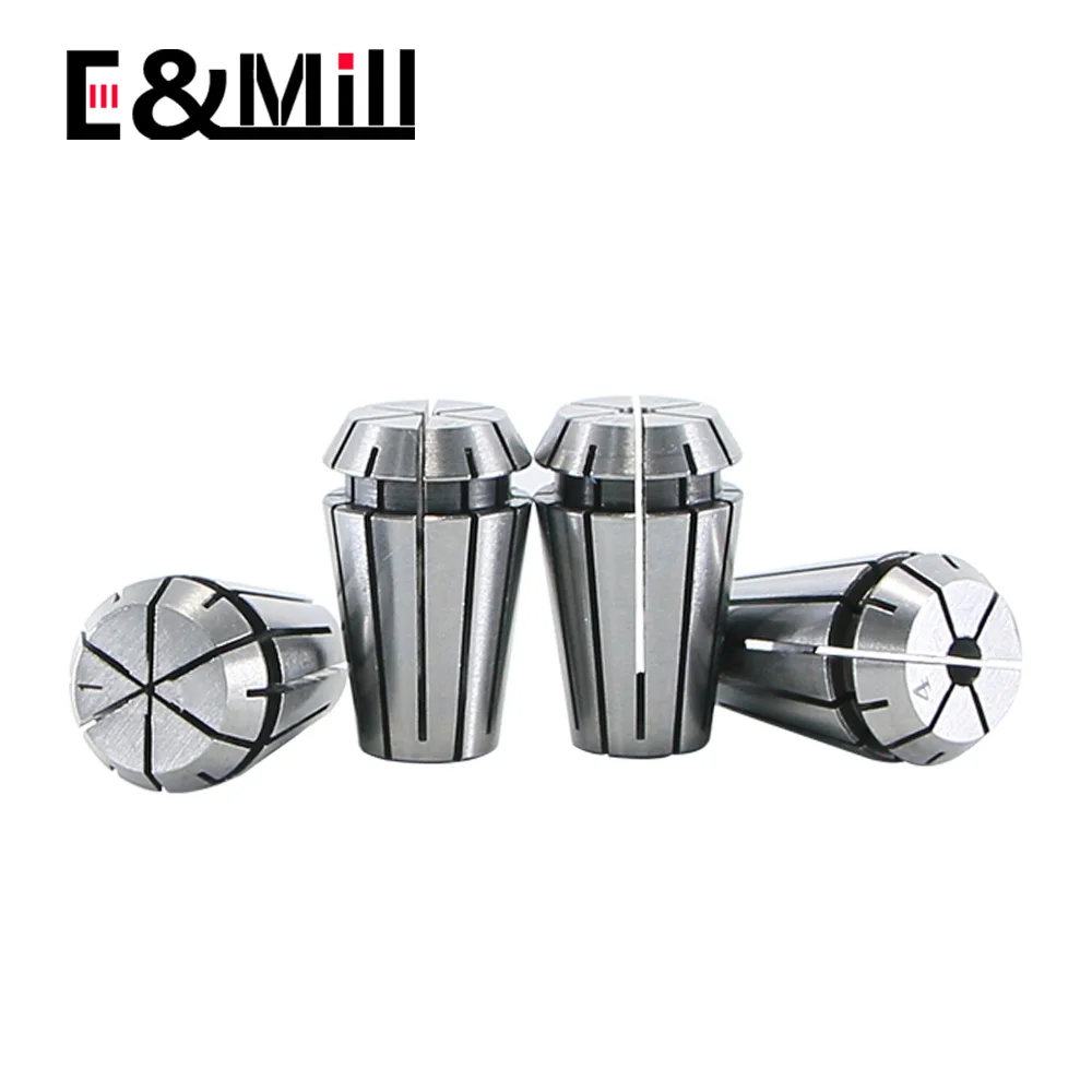 Bộ ER16 1-10MM 1/2Mm 1/4Mm 1/8Mm ER mùa Xuân Collet Chuck Độ Chính Xác 0.015 Collet Cho Khắc CNC Máy Tiện Cối Xay Công Cụ Đai Ốc
