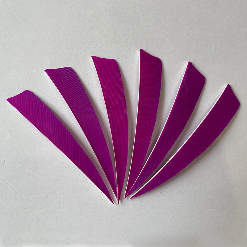 50 Pcs 4 Zoll Carbon Pfeil Federn Befiederung RW Schild Cut Türkei Federn Fletches Bogenschießen Bogen Jagd Zubehör