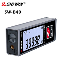 SNDWAY New Laser Distance Meter Electronic Roulette Laser Rangefinder Digital Ruler Trena metro Range Finder Measuring Tape tool