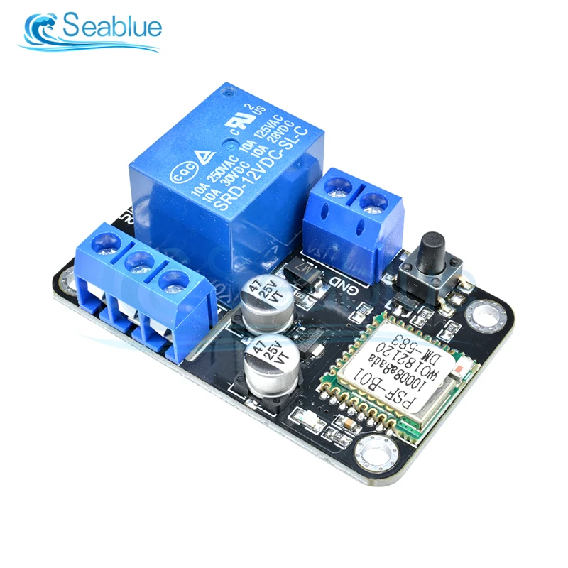 DC 12V ESP8285 WiFi Wireless Delay Switch Cycle Time Timer Relay Module Self Lock For IOS Smart Switch Home For Android App