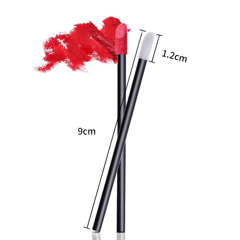 NATUHANA Disposable Cosmetic Lip Brush Lipstick Glossy Solid Wands Cleaner Applicator Eyeshadow Lip Gloss Mascara Brushes Makeup