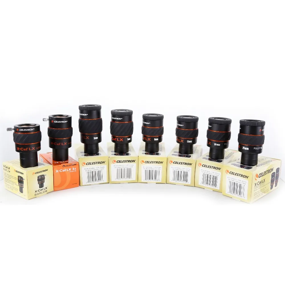 سيليسترون العدسة X-CEL LX زاوية واسعة عالية الوضوح عيار كبير عالية بالطاقة تلسكوب العدسة الملحقات 5 مللي متر 7 مللي متر 9 مللي متر