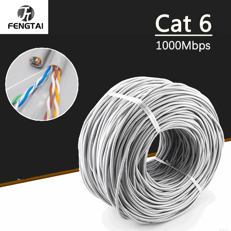 Ethernet Cable Cat6 Lan Cable UTP CAT 6 RJ 45 Network Cable 10m/30m/50m Patch Cord for Laptop Router RJ45 Network Cable