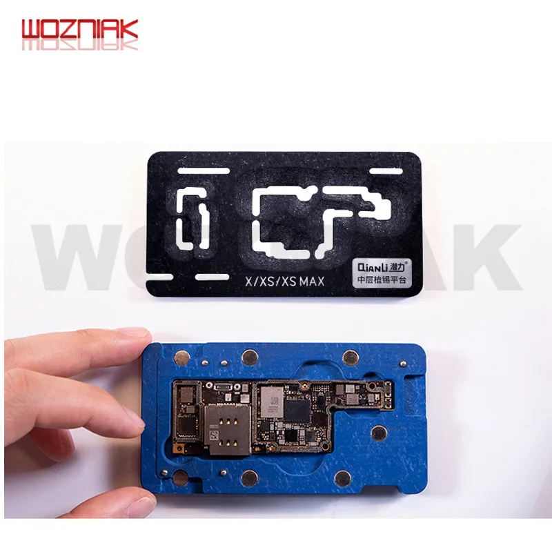 Qianli اللوحة الوسطى الطبقة مجلس ثلاثية الأبعاد بغا rebيعادل نبات الاستنسل منصة القصدير آيفون X-17Pro ماكس إصلاح صافي #1